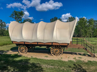 Covered Wagon at Fort Ransom State Park