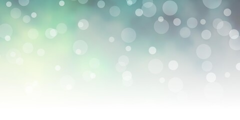 Dark Green, Yellow vector background with circles.