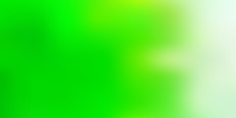 Light green vector abstract blur layout.