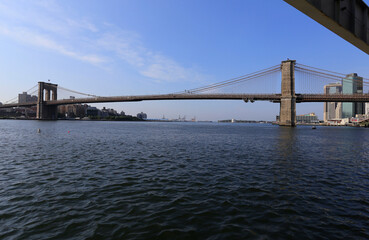 Brooklyn-Bridge, Manhattan, New York City, New York, USA