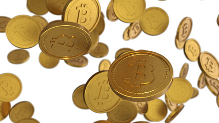 Bitcoin Background Coin Gold Wallpaper Cryptocurrency