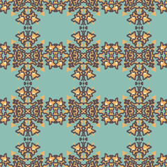 seamless pattern: detailed persian carpet, Oriental carpet seamless pattern