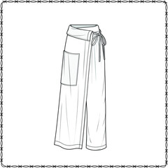 skirts dress editable fashion flat sketch for creating new designs mockup