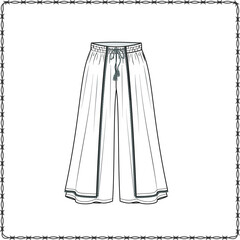 women dress editable fashion flat sketch for creating new designs mockup