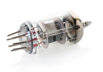 radio component lamp closeup