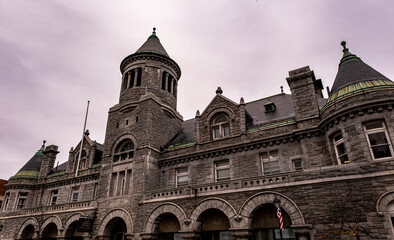 Gothic style building in Maine