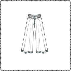 women dress editable fashion flat sketch for creating new designs mockup