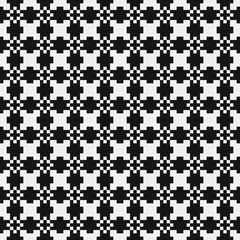 Fototapeta premium Abstract Cross Pattern Dots Logo generative computational art illustration