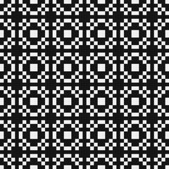 Fototapeta premium Abstract Cross Pattern Dots Logo generative computational art illustration