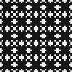 Fototapeta premium Abstract Cross Pattern Dots Logo generative computational art illustration