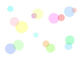 Colorful polka dot background