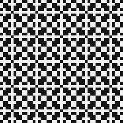 Fototapeta premium Abstract Cross Pattern Dots Logo generative computational art illustration