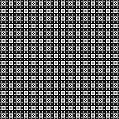 Abstract Cross Pattern Dots Logo generative computational art illustration