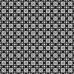 Fototapeta premium Abstract Cross Pattern Dots Logo generative computational art illustration