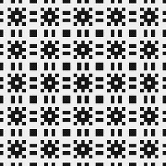 Fototapeta premium Abstract Cross Pattern Dots Logo generative computational art illustration