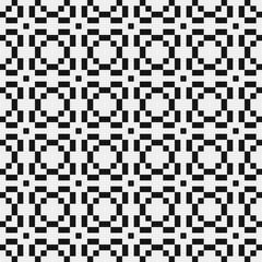 Fototapeta premium Abstract Cross Pattern Dots Logo generative computational art illustration