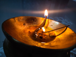burning candle 