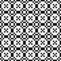 Fototapeta premium Abstract Cross Pattern Dots Logo generative computational art illustration