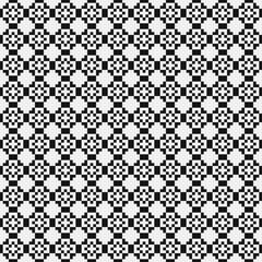 Abstract Cross Pattern Dots Logo generative computational art illustration