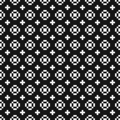 Abstract Cross Pattern Dots Logo generative computational art illustration