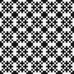 Fototapeta premium Abstract Cross Pattern Dots Logo generative computational art illustration