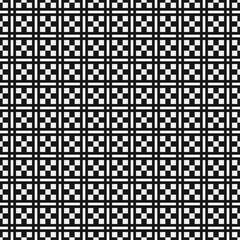 Fototapeta premium Abstract Cross Pattern Dots Logo generative computational art illustration