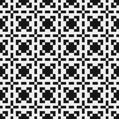 Fototapeta premium Abstract Cross Pattern Dots Logo generative computational art illustration