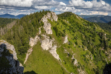 Summer hike in the Slovak mountains
