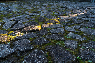 石畳のある風景