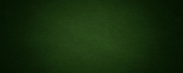 Elegant dark emerald green background with black shadow border and old vintage grunge texture design
