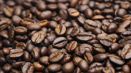 Coffee bean wallpaper background texture.