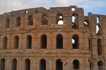 Anfiteatro romano en Tunez el tercero mas grande del mundo en la ciudad de Djem