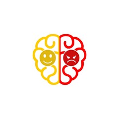 Brain concept icon isolated on white background