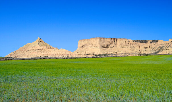 Las Bardenas Reales, Natural Reserve and Biosphere Reserve, Navarra, Spain