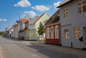 Street in the Fredericia town