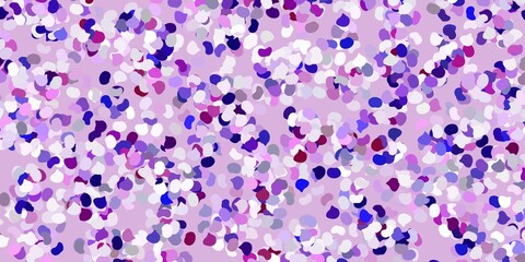 Light purple vector backdrop with chaotic shapes.