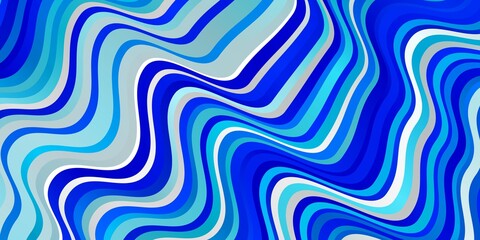 Light BLUE vector pattern with wry lines.
