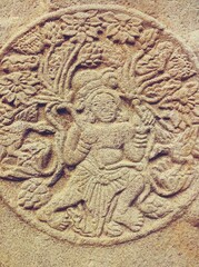 artifacts in Sanchi Stupa, bhopal, madhyapradesh, India ,UNESCO World Heritage site