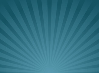 Sunlight wide horizontal background. Blue color burst background highlight.