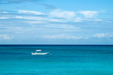 Grand Turk Island Waters And The Boat