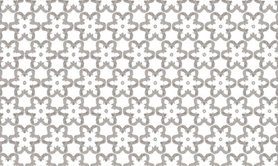 white floral pattern.