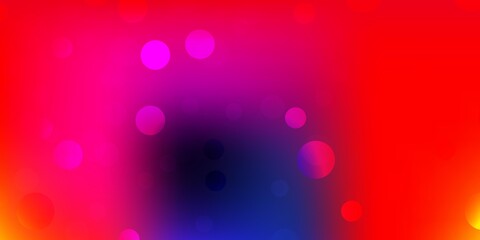 Light multicolor vector template with abstract forms.