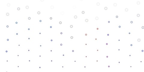 Light blue, yellow vector texture with disks.