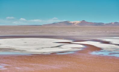 Laguna colorada in Bolivia, Amazing landscape