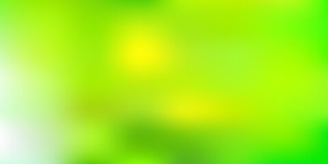 Fototapeta na wymiar Light green vector blur texture.