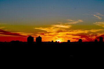 atardecer multicolor 