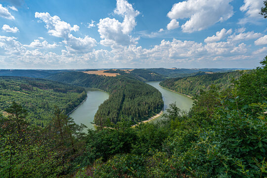 Die Saale im Th&uuml;ringer Wald