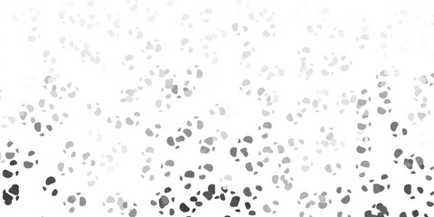 Light gray vector background with random forms.