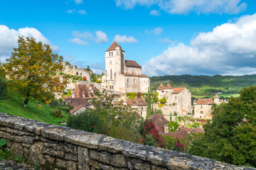 Obraz premium beautiful town of saint cirq lapopie
