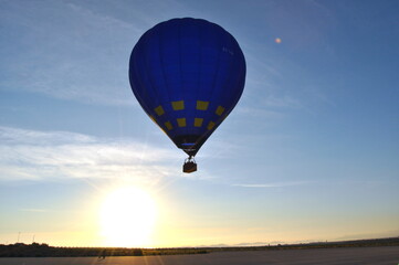 Vuelo globo aerostatico amanecer